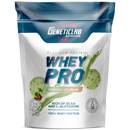 фото Протеин geneticlab nutrition whey pro, 1000 гр., фисташковое мороженое