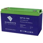 Аккумуляторная батарея SUNWAYS GP 12-100 - изображение