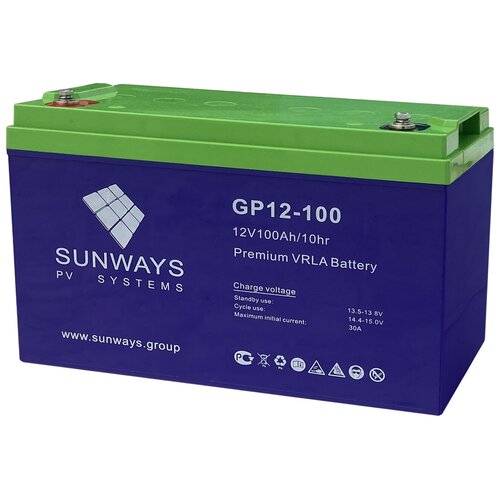Аккумуляторная батарея SUNWAYS GP 12-100