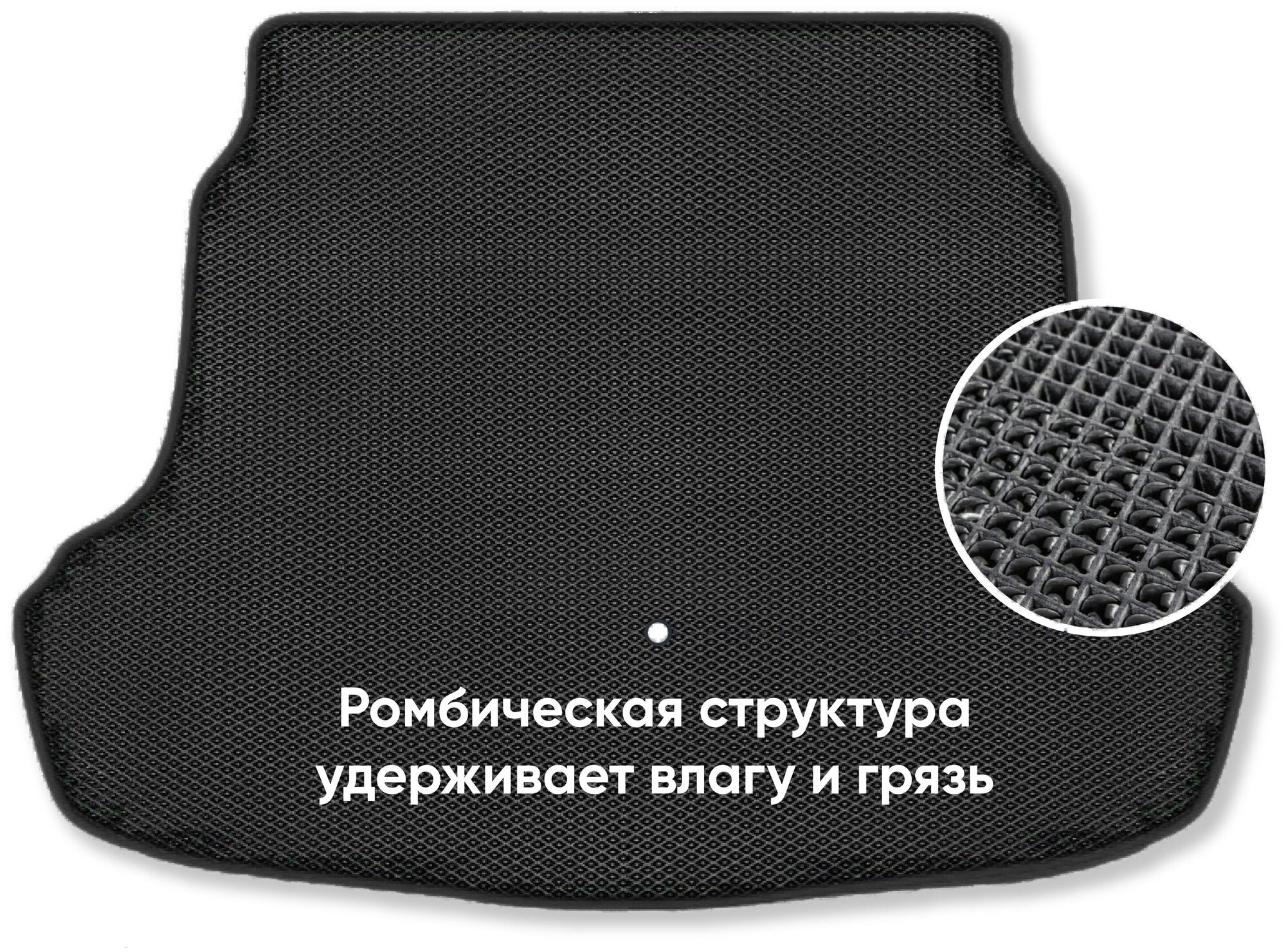 Автомобильный коврик в багажник ЕВА / EVA для Lexus NX 2014-2021/Лексус НИкс