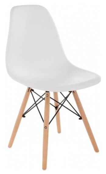 Пластиковый стул Woodville Eames PC-015 белый - фотография № 15