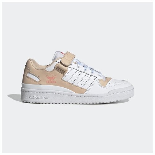 фото Кроссовки женские adidas originals forum low halo blush/cloud white/acid red / 40 eu