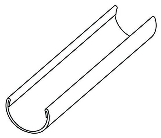 Желоб фиксирующий REHAU для труб из RAU-PE-Xa d16/17 (штанга 3м) - фотография № 2