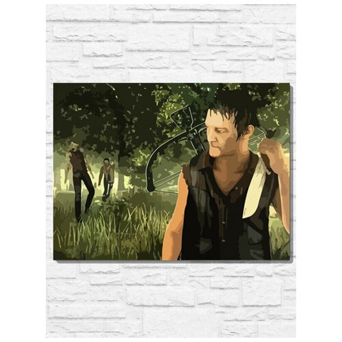 Картина по номерам на холсте игра The Walking Dead Инстинкт Выживания (PS, Xbox, PC, Switch) - 11030 Г 30x40 картина по номерам на холсте игра the walking dead telltale 11533 в 30x40