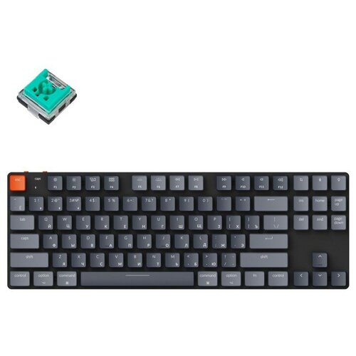 Беспроводная механическая ультратонкая клавиатура Keychron K1SE TKL RGB подсветка Mint Switch 999000₽