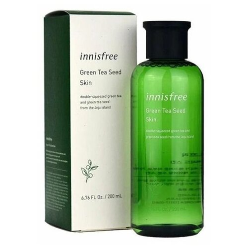 Innisfree Green Tea Seed Skin Тонер для комбинированной кожи с зеленым чаем, 200 мл