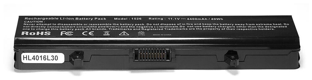 Аккумулятор для ноутбука Dell OEM Inspiron 1525, 1526, 1545, 1546, 1750, Vostro 500 Series. 11.1V 4400mAh PN: 312-0625, RN873 - фото №1