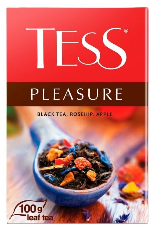Tess Pleasure черный листовой чай, 100 г - фотография № 8