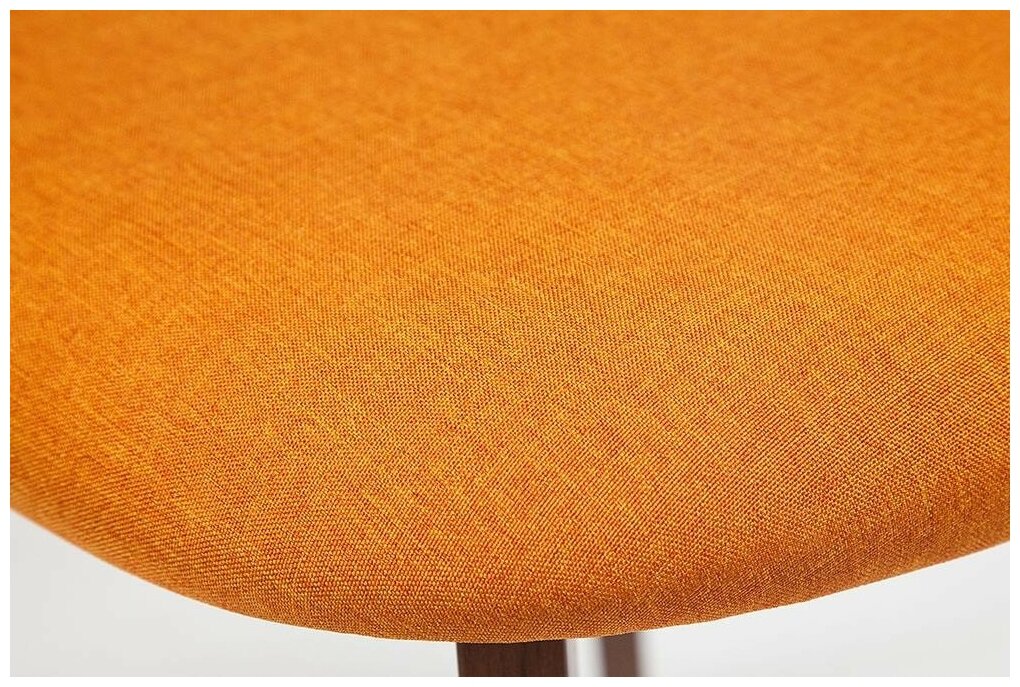 Стул мягкое сиденье/ цвет сиденья - Оранжевый, MAXI (Макси), каркас бук, сиденье ткань, натуральный ( бук ) - фотография № 2