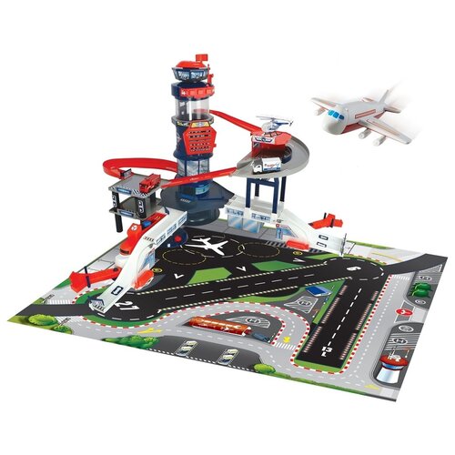 Аэропорт игровой набор Dickie Toys свет/звук вертолет dickie toys air patrol спасательный 3308373 41 см желтый красный