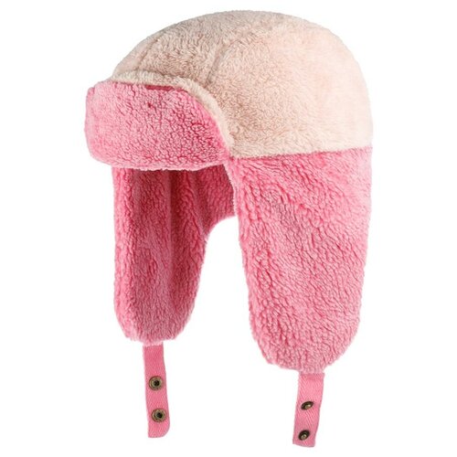 фото Шапка ушанка herman зимняя, подкладка, размер 55, розовый