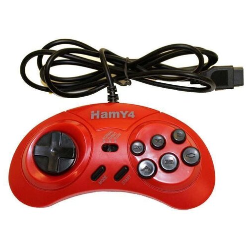 Джойстики для Hamy 4 (Hamy 5, Sega), 9 pin, красный (набор 2 штуки)