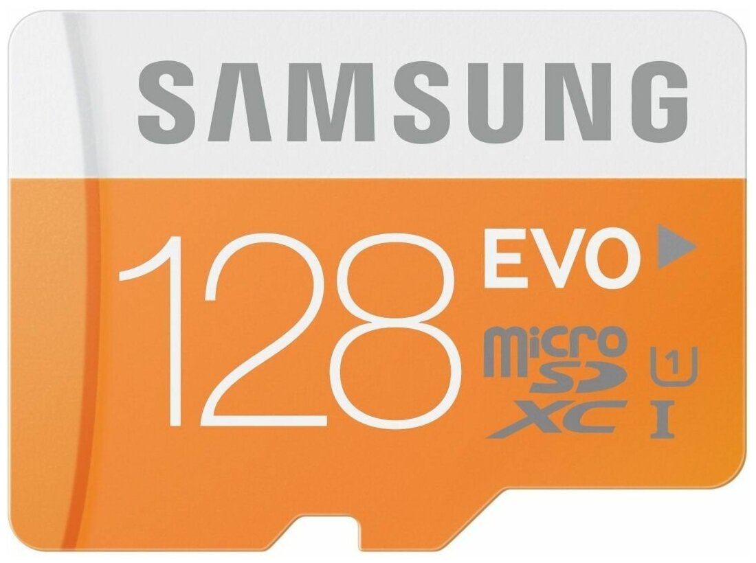 MicroSD 128GB Samsung EVO Class10 UHS-I Speed up to 48MB/s с адаптером MB-MP128D