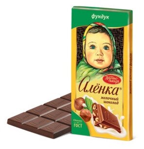90Г шоколад алёнка фундук - аленка