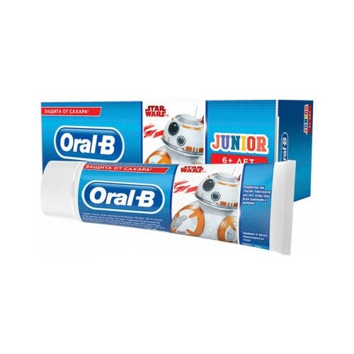 Зубная паста орал-би 75 мл юниор 6+ нежная мята