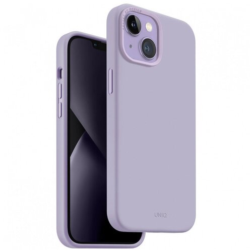 Силиконовый чехол Uniq LINO для iPhone 14, Lavender