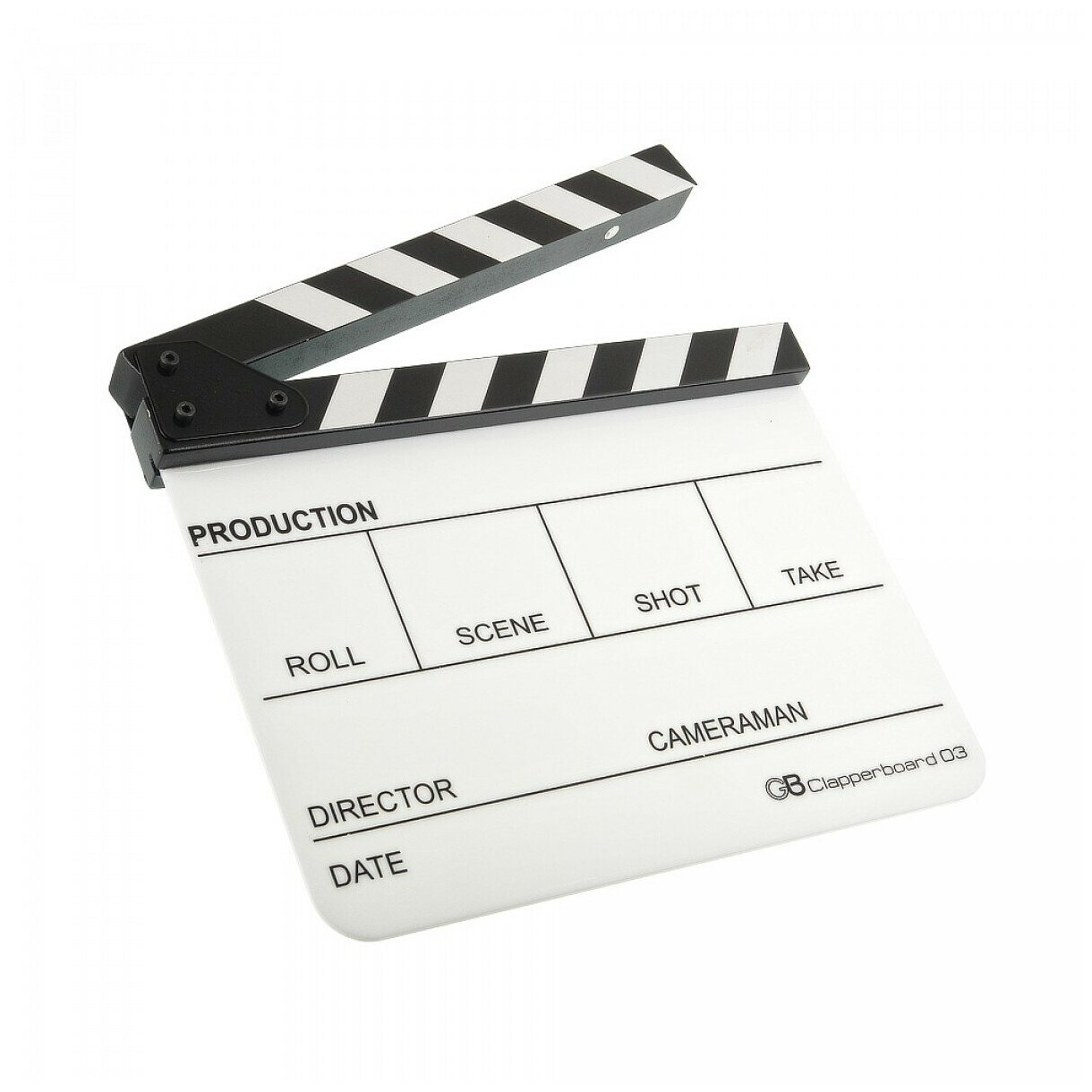 Кинохлопушка GreenBean Clapperboard 03 (белая)