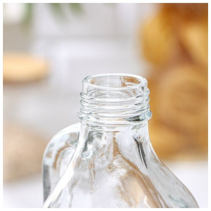 Бутыль стеклянная для соусов и масла "Бурро", 1,1 л, 10х25 см - фотография № 3