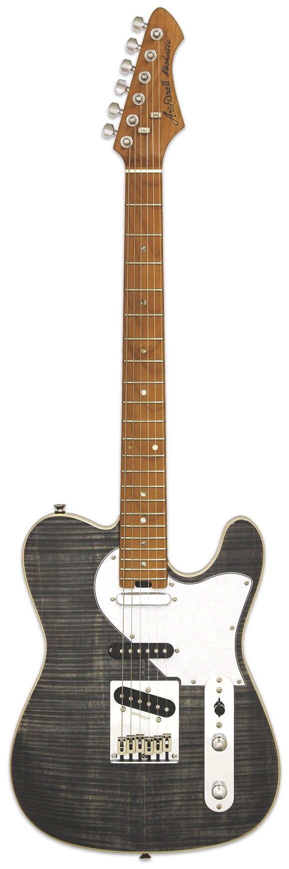 Электрогитара "T-style" (S-S-S), Black Diamond/ AriaPro II