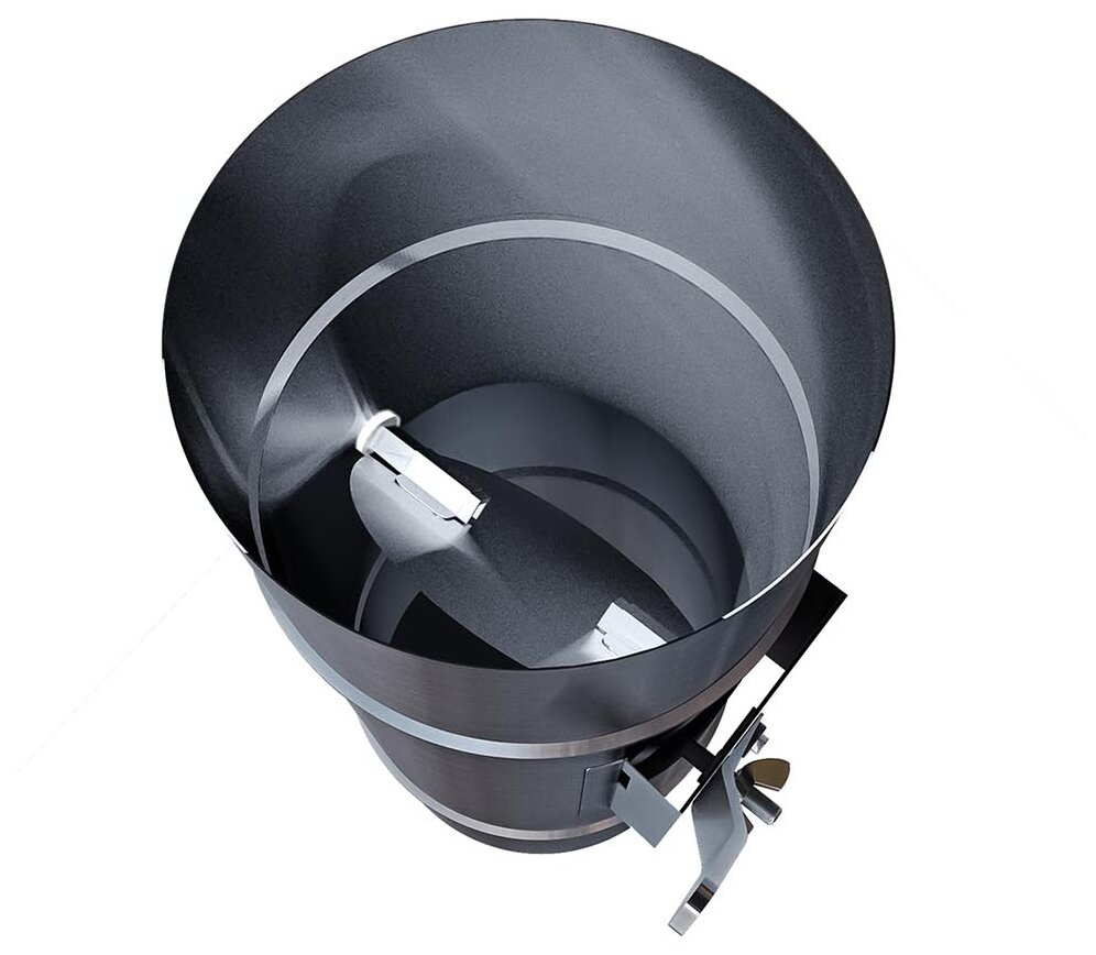 Дроссель-клапан для круглых воздуховодов d160 мм оцинкованный Era Pro