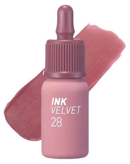 Peripera Тинт для губ Ink Velvet, 28 mauveful nude