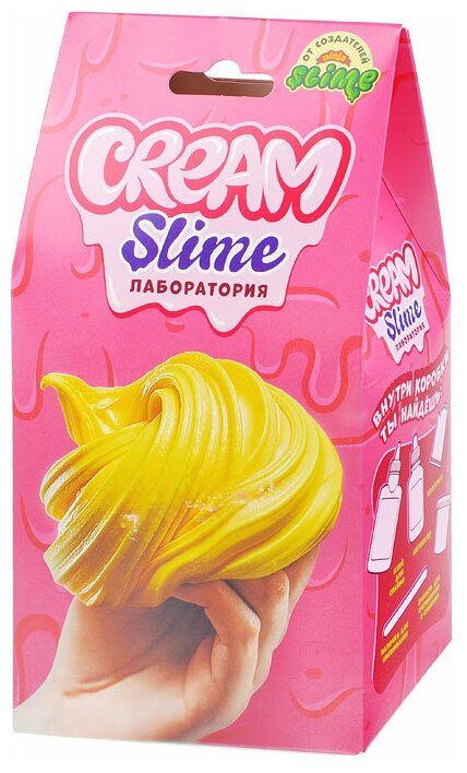 Игрушка в наборе "Slime лаборатория", 100 гр, Cream