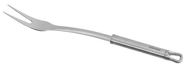 Вилка для мяса NADOBA, серия KAROLINA, нержавеющая сталь, стальная — фото 1