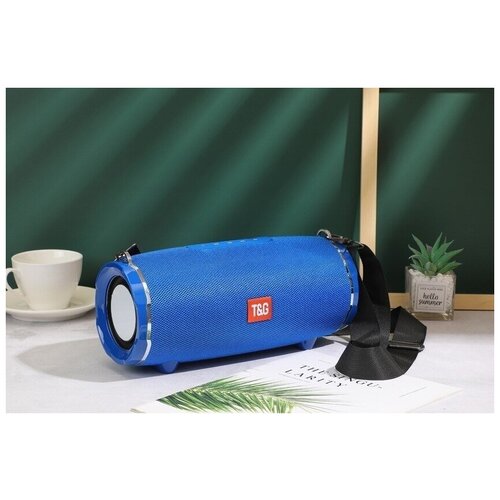 Портативная колонка TeamGames Model 187 (Переносной Бумбокс 30Вт, 2 динамика, FM-радио, micro SD, USB, AUX, MIC с модулем Bluetooth 5.0) Колонка портативная переносная акустическая система для телефона и компьютера Аксессуары Смартфон