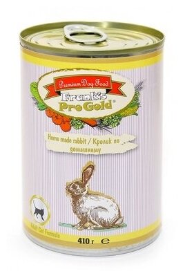 Franks ProGold консервы Консервы для кошек Кролик по-домашнему 69фо31 43630, 0,415 кг