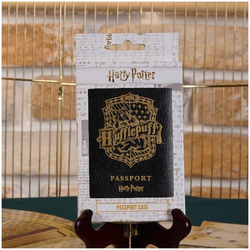 Обложка для паспорта Sihir Dukkani, черный галстук sihir dukkani гарри поттер пуффендуй tde004