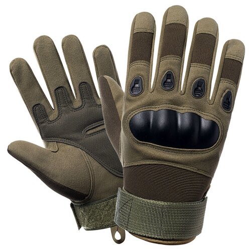 фото Тактические перчатки для мужчин полнопалые army tactical gloves, цвет олива - l gregorini