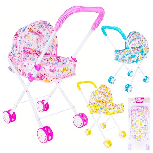 Коляска-люлька д/куклы 8037A-L в пак.