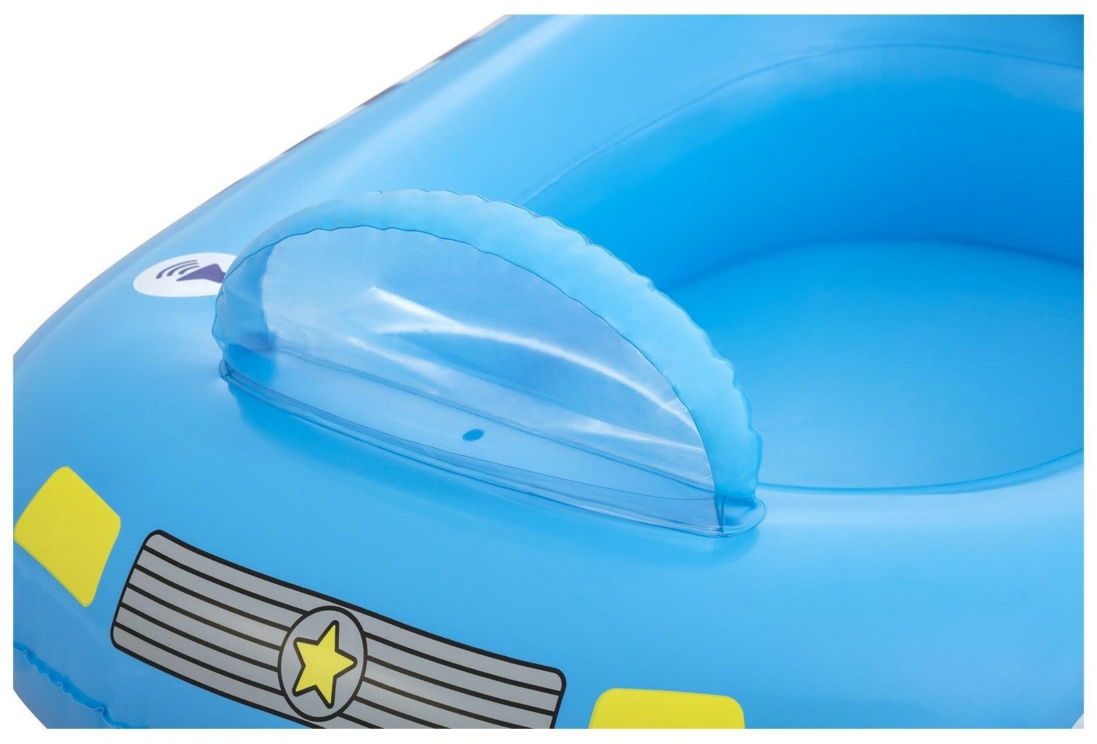 Лодочка надувная Funspeakers Police Car Baby Boat 97 x 74 см, со встроен. динамиком 34153 7434368