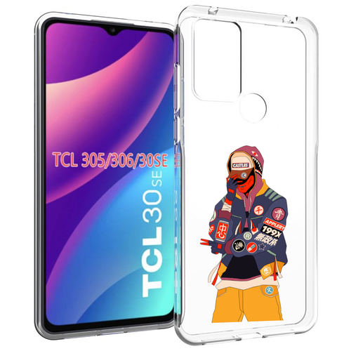 чехол mypads модник для tcl 30se tcl 305 tcl 306 tcl 30e задняя панель накладка бампер Чехол MyPads модник для TCL 30SE / TCL 305 / TCL 306 / TCL 30E задняя-панель-накладка-бампер