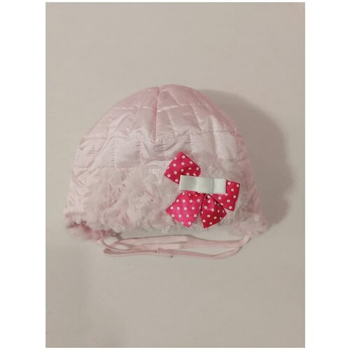 фото Шапка-ушанка для девочек зимняя, размер 48, розовый шапка детская для девочки