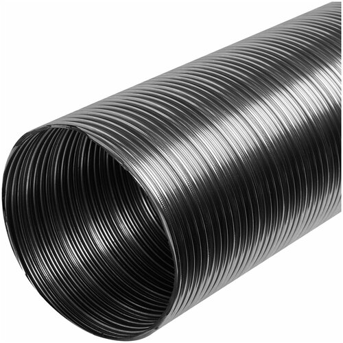 Газоход гофрированный d 125 мм (1.5м) из нержавеющей стали