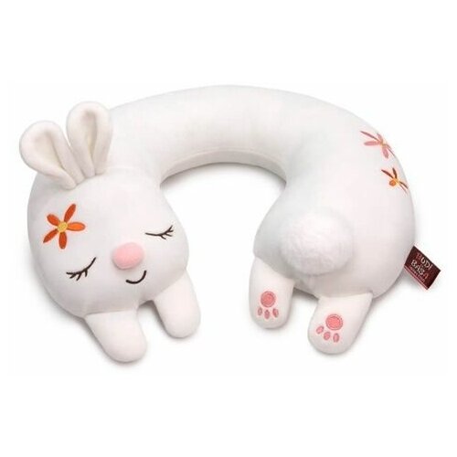 Мягкая игрушка подушка Budi Basa - Подушка для шеи - Символ года 2023 Кролик - Зайка Фифи - подруг кота Басика, 32 см / В подарок