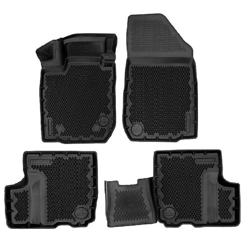 ЕВА 3Д Коврик c бортами Лада Ларгус/Lada Largus Cross (2015-/2021-) DELFORM Standart (