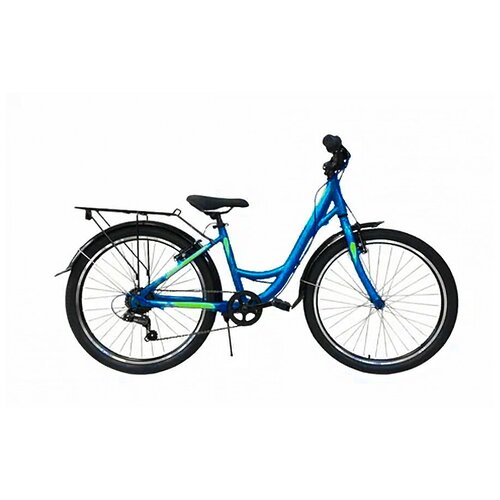 фото Подростковый горный женский велосипед stels miss-4300 v v010 с колесами 24" рама 14" синий 6 скоростей