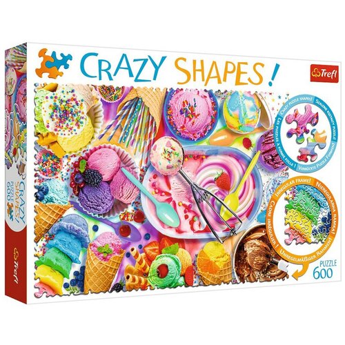 Пазл Trefl 600 деталей: Сладкий сон (Crazy Shapes) пазл trefl 600 деталей северное сияние над исландией