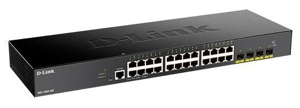 DGS-1250-28X/A1A L2 Smart Switch with 24 10/100/1000Base-T ports