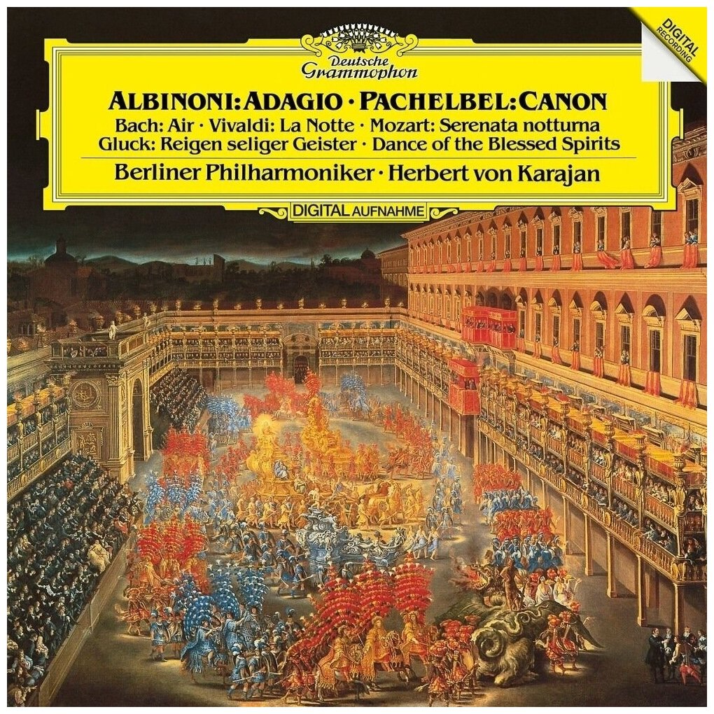 Виниловая пластинка Deutsche Grammophon, KARAJAN HERBERT VON / ALBINON / VIVALDI / BACH / MOZART (LP)