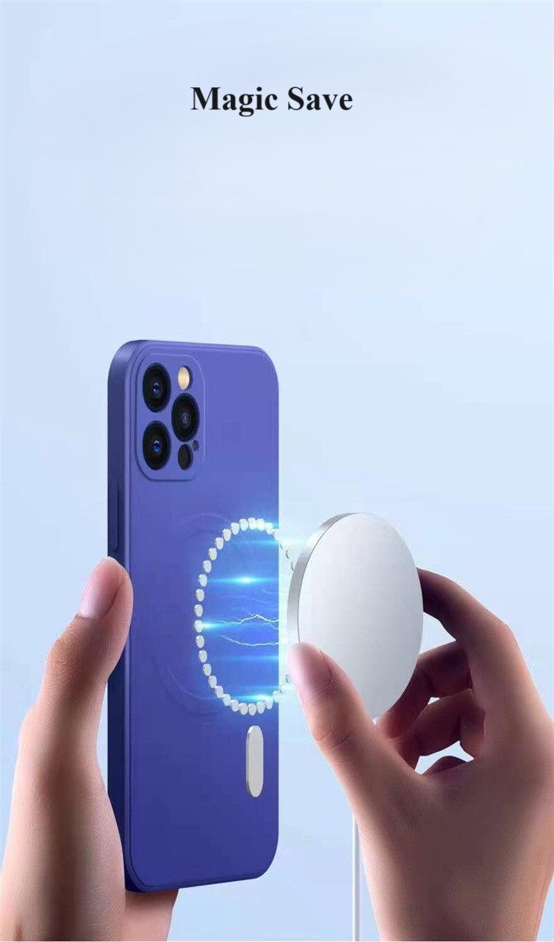 Чехол-накладка Magic Save, для iPhone 15 Pro Max, силикон, матовый, soft touch, белый — фото 1