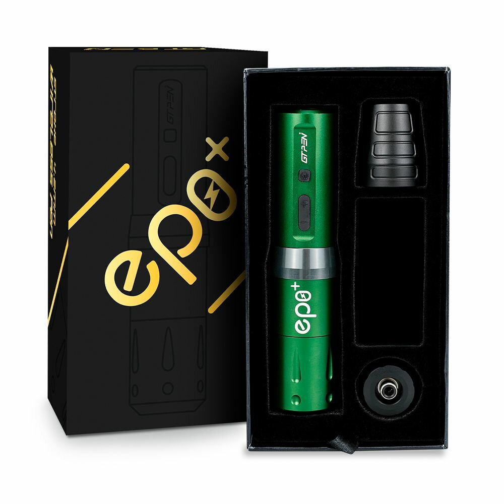 Тату машинка беспроводная AVA GT EP8 Plus 4.2mm Stroke Green
