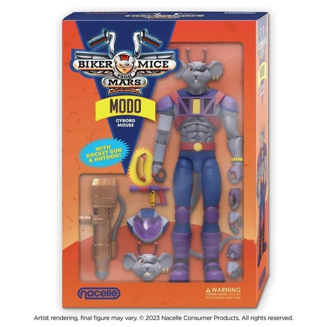 Фигурки байкерских мышей Mars Mouse Slotevini 1/12, A, Унисекс