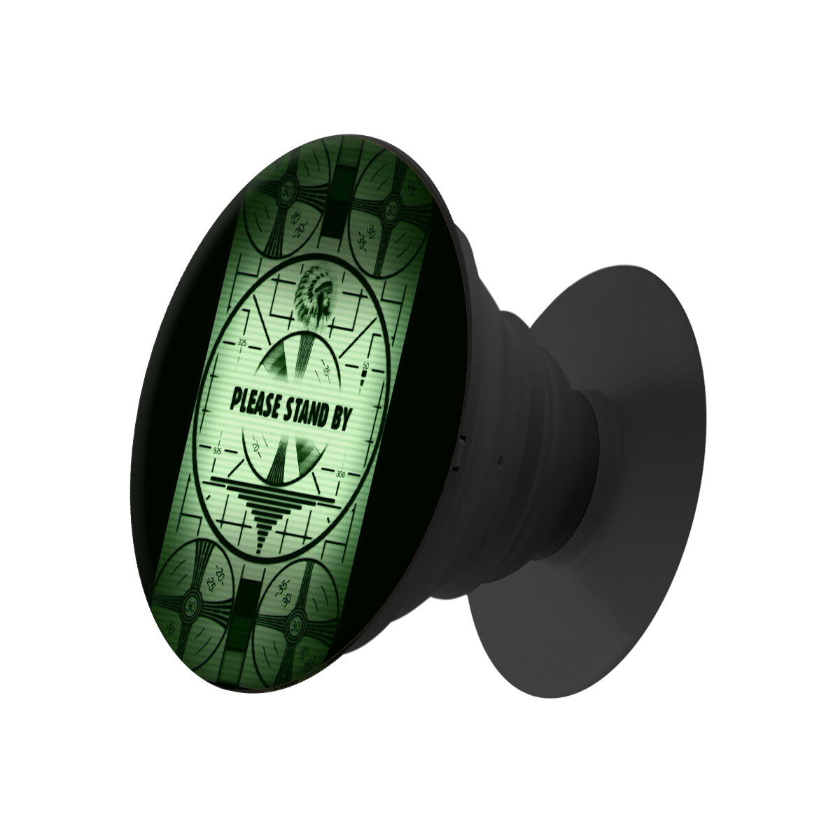 Пластмассовый держатель Krutoff для телефона Попсокет Фоллаут (Fallout) - Пожалуйста, подождите