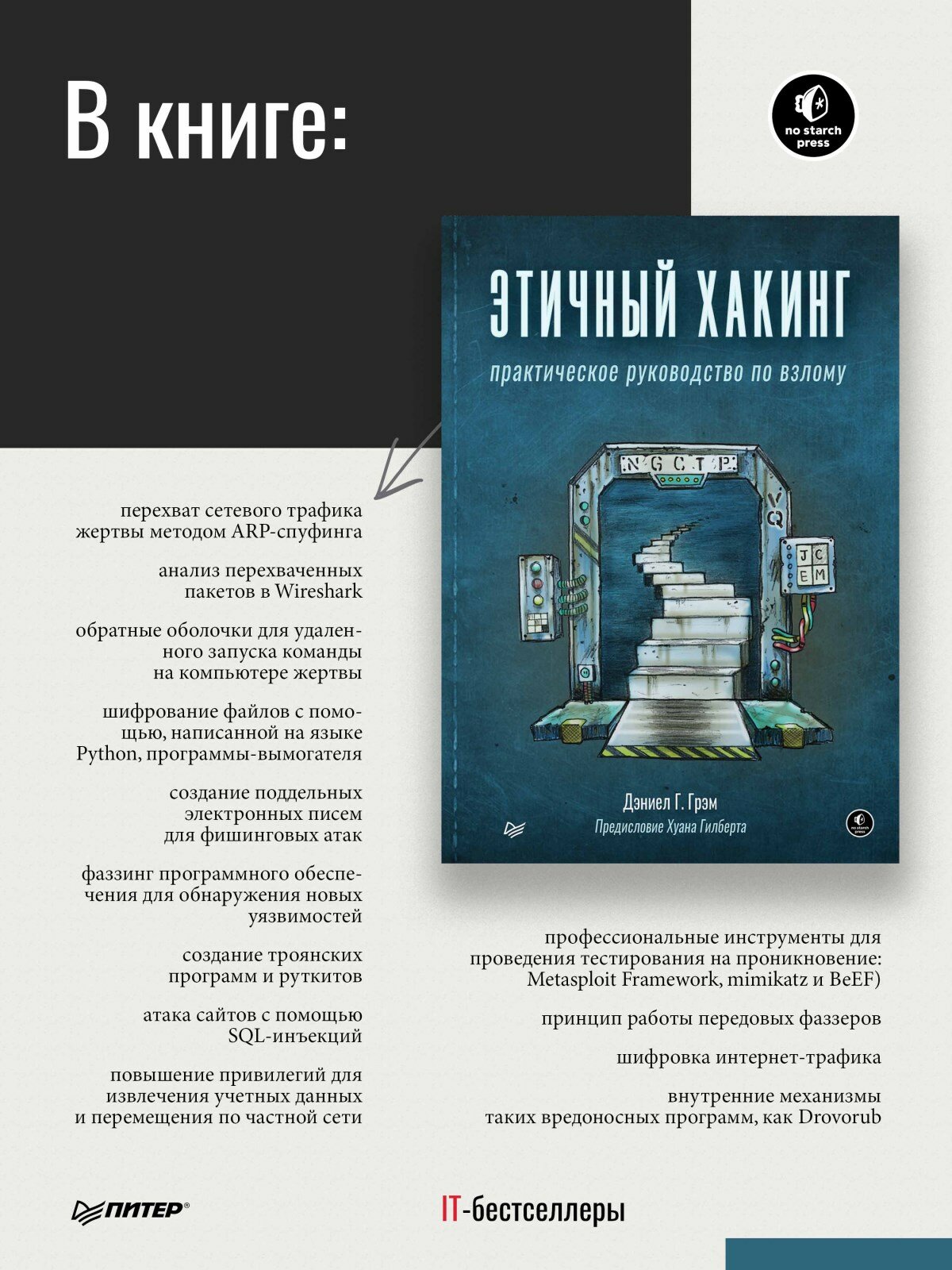 Этичный хакинг. Практическое руководство по взлому / книги по информационной безопасности / кибербезопасность — фото 1