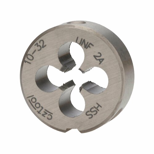 Плашка дюймовая Bucovice Tools UNF №10-32 HSS DIN EN 22568 2A 20x7мм 246010BT