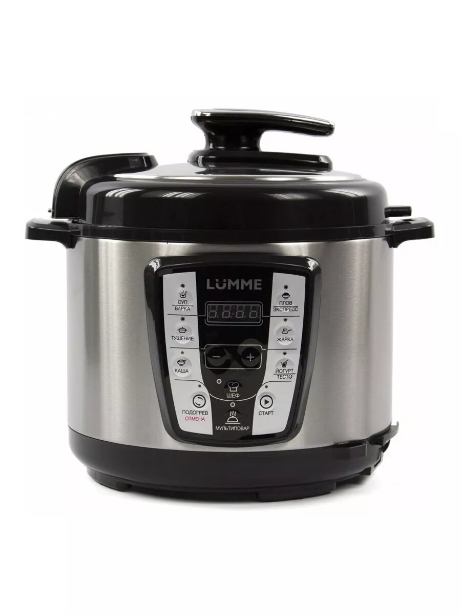 Мультиварка скороварка LUMME LU-1450 черный жемчуг