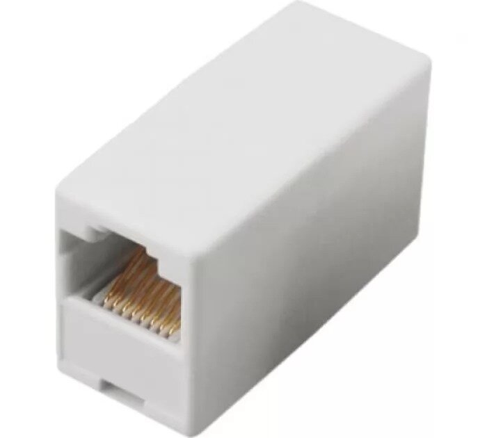 Адаптер проходной Rexant 06-0111-A сетевой LAN (гнездо 8Р8С (Rj-45) - гнездо 8Р8С (Rj-45)) (10шт)